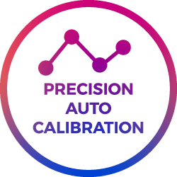 precision calibration points icon