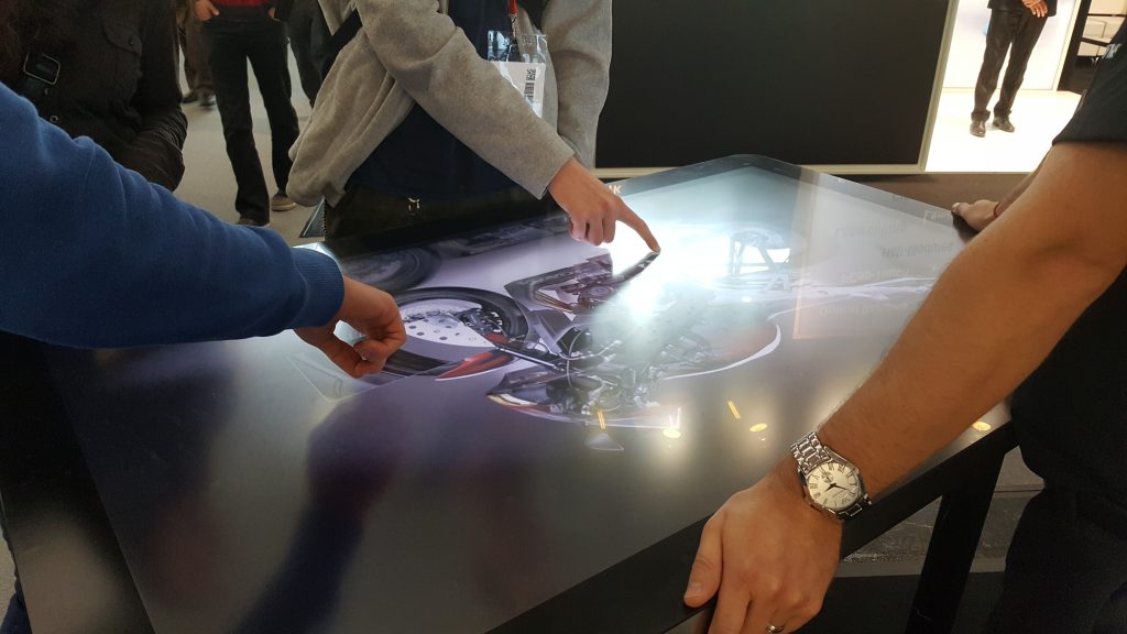 Zytronics interactive touch table